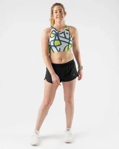 rabbit Crops>Crop Hop Built-In Lime Abstract