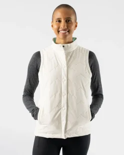 rabbit Sweatshirts & Jackets>Dawn To Dusk Vest Cloud Dancer-Mountain