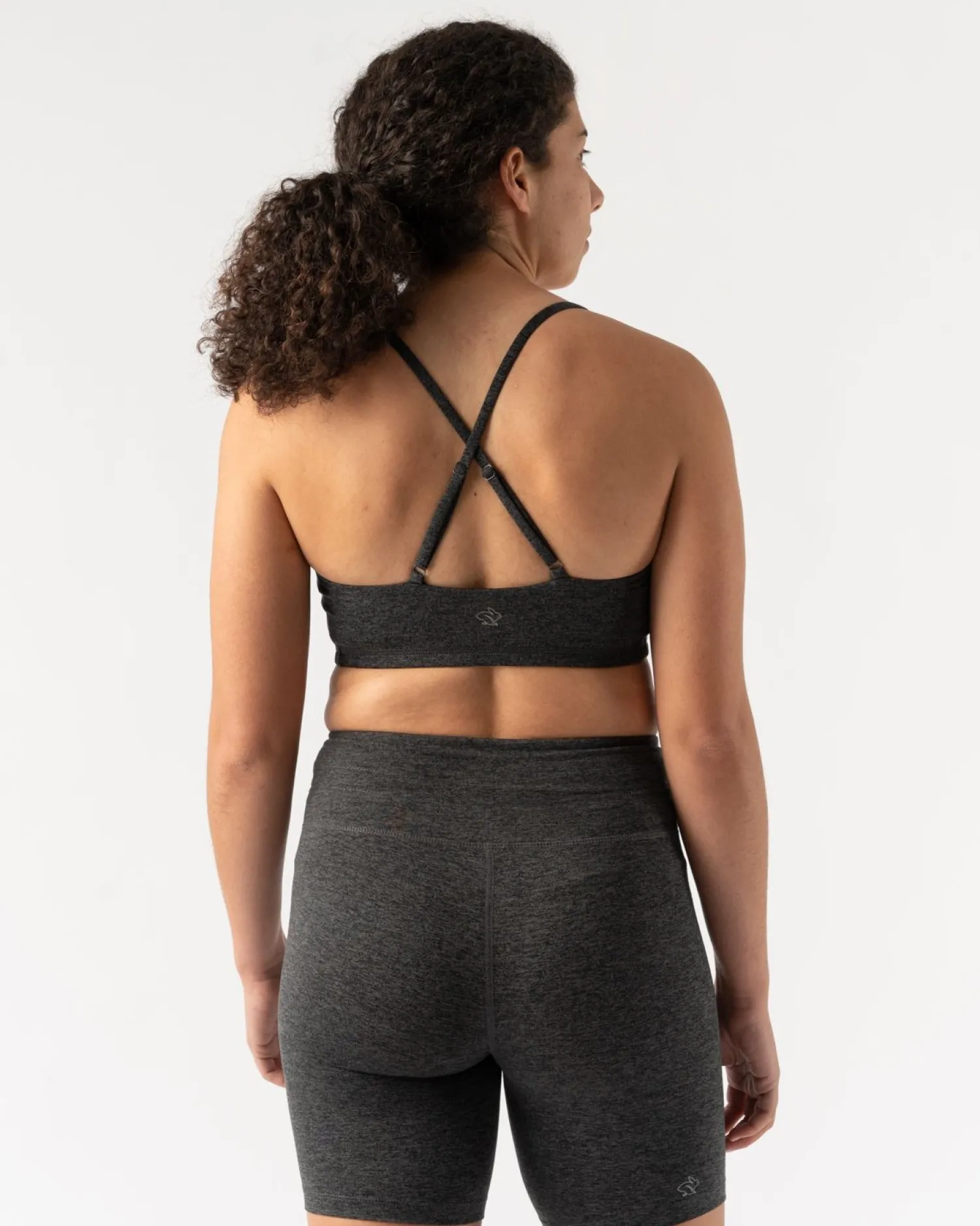 rabbit Sports Bras>Ez Bra Black Charcoal