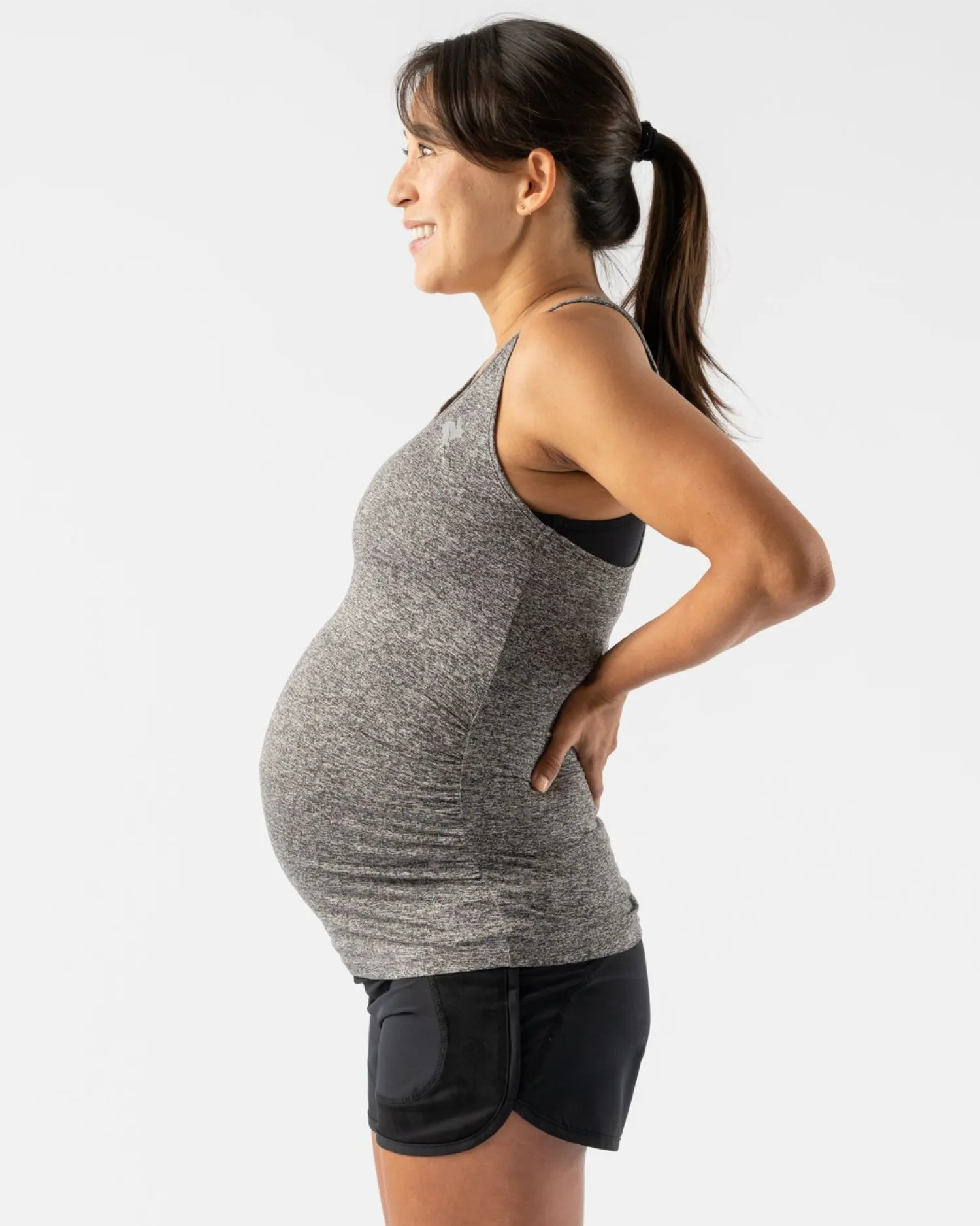 rabbit Tanks>Ez Tank Maternity | Mother Runner Charcoal