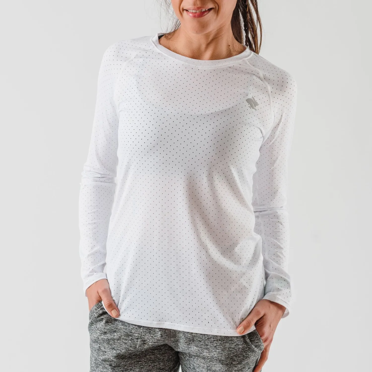 rabbit Long Sleeves>Ez Tee Perf Ice Ls