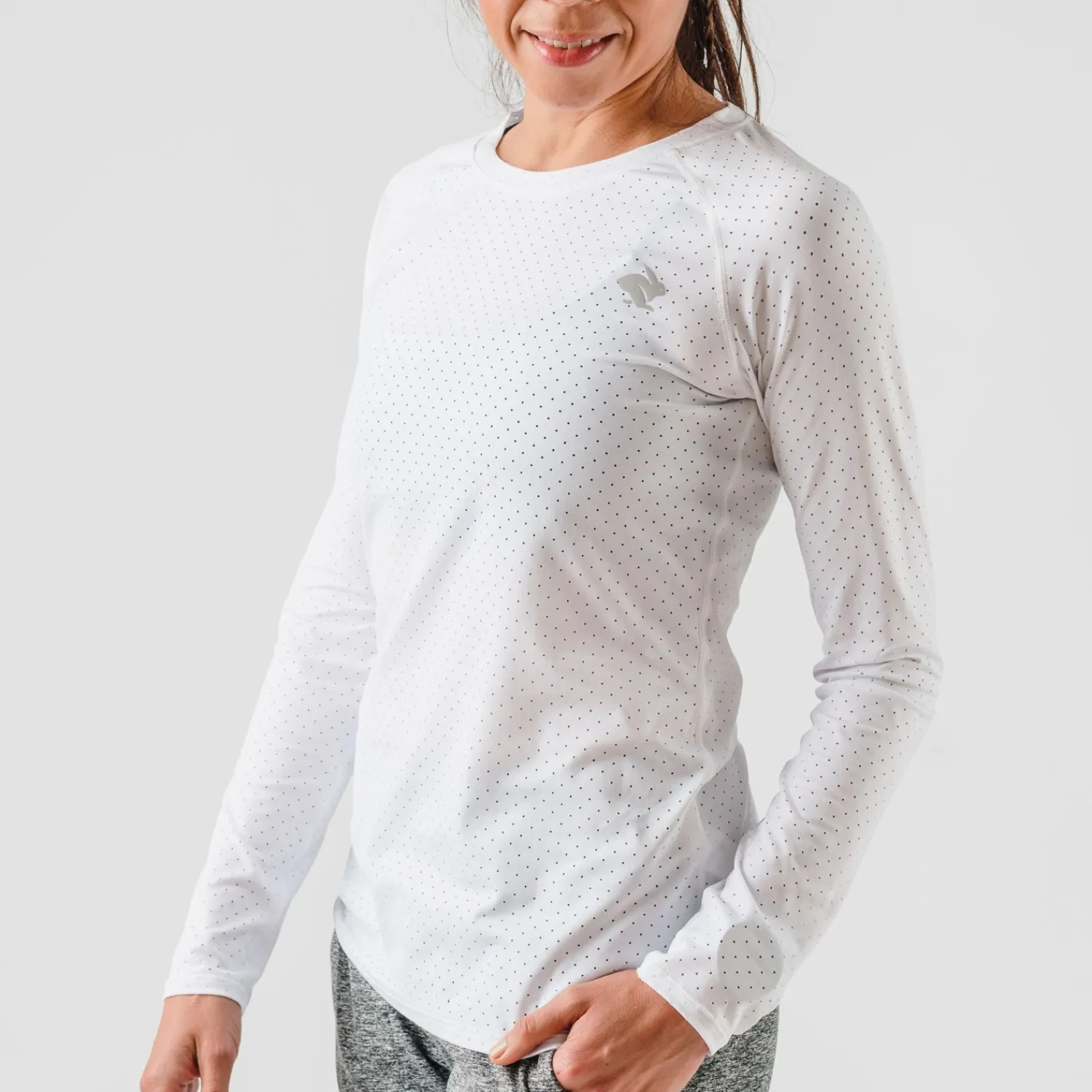 rabbit Long Sleeves>Ez Tee Perf Ice Ls