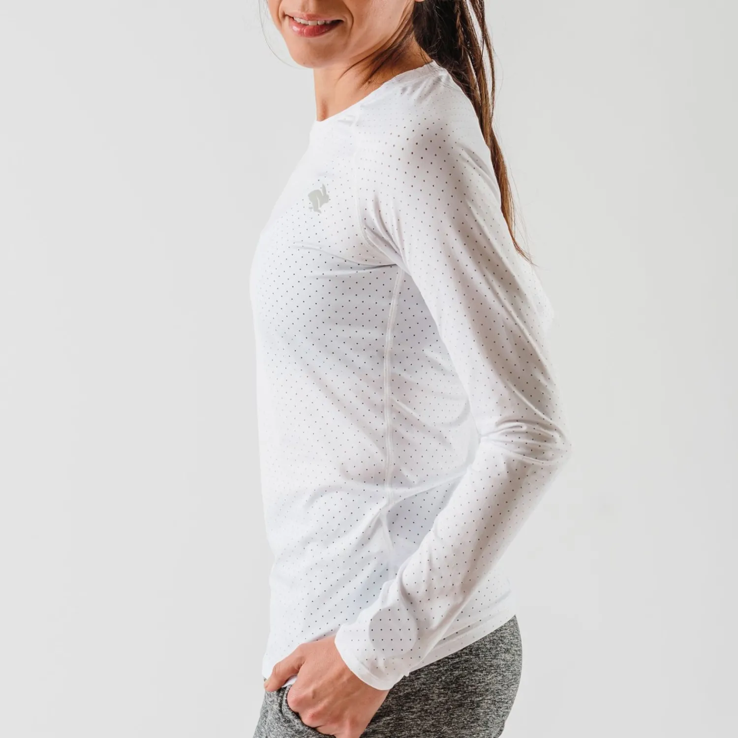 rabbit Long Sleeves>Ez Tee Perf Ice Ls