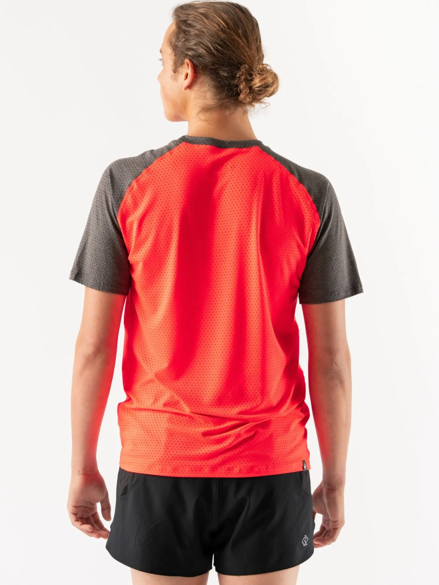 rabbit Short Sleeves>Ez Tee Perf Ss Fiery Coral
