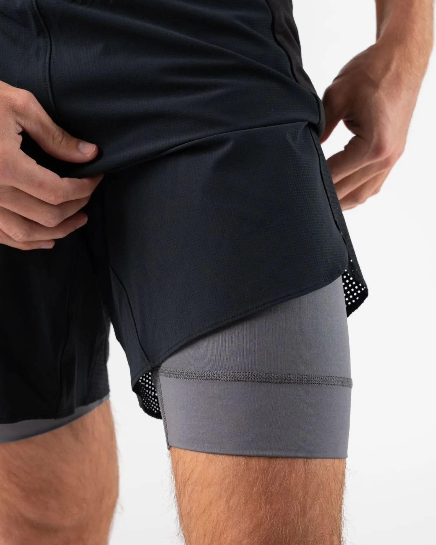 rabbit Shorts>Fkt 2.0 | 2-In-1 7" Black
