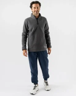 rabbit Sweatshirts & Jackets>Fleece Of Mind Zip Blackened Pearl