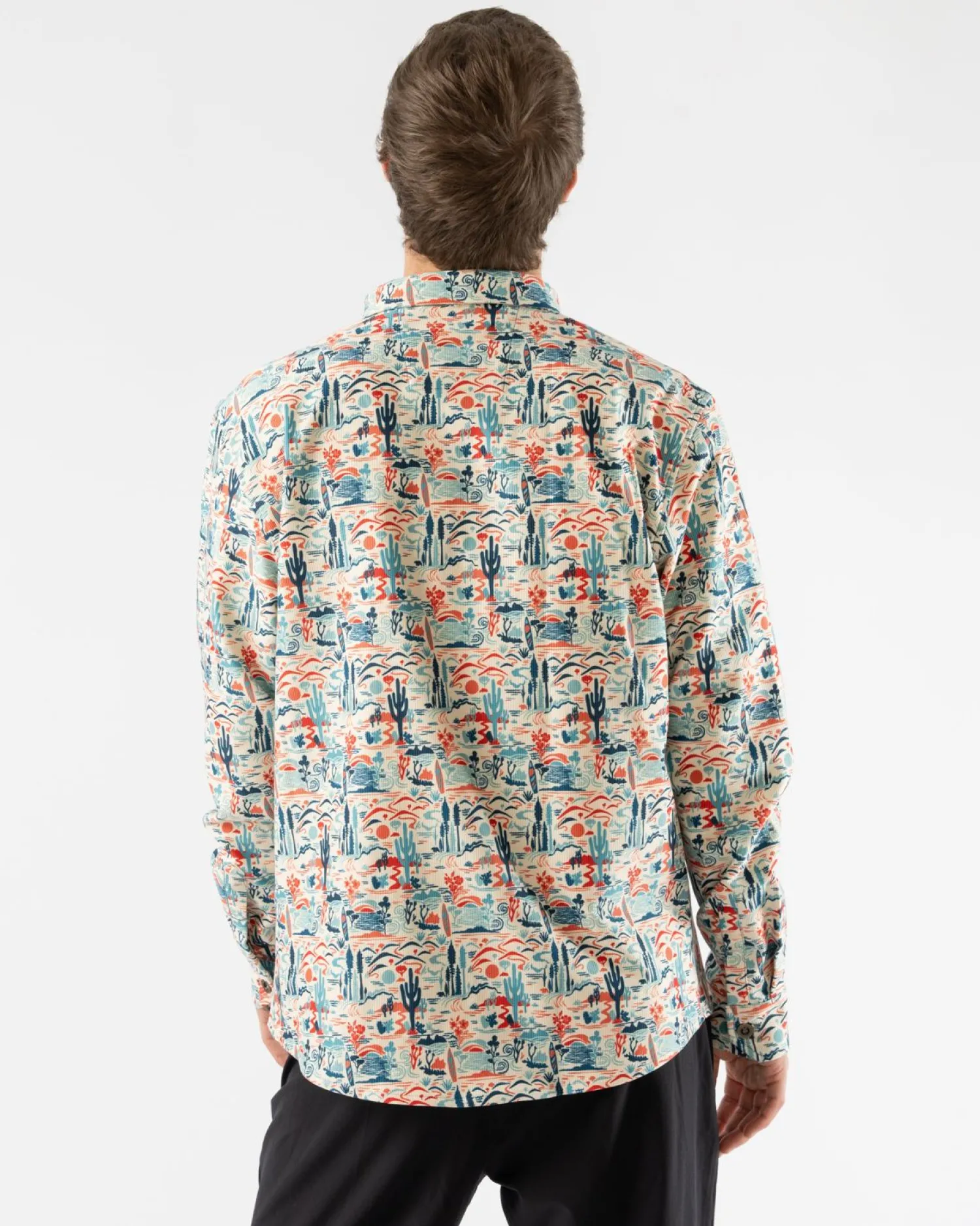 rabbit Sweatshirts & Jackets>High Country Ls Corduroy Seedpearl Cactus