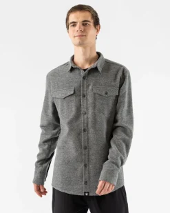 rabbit Long Sleeves>High Country Ls Wool Charcoal