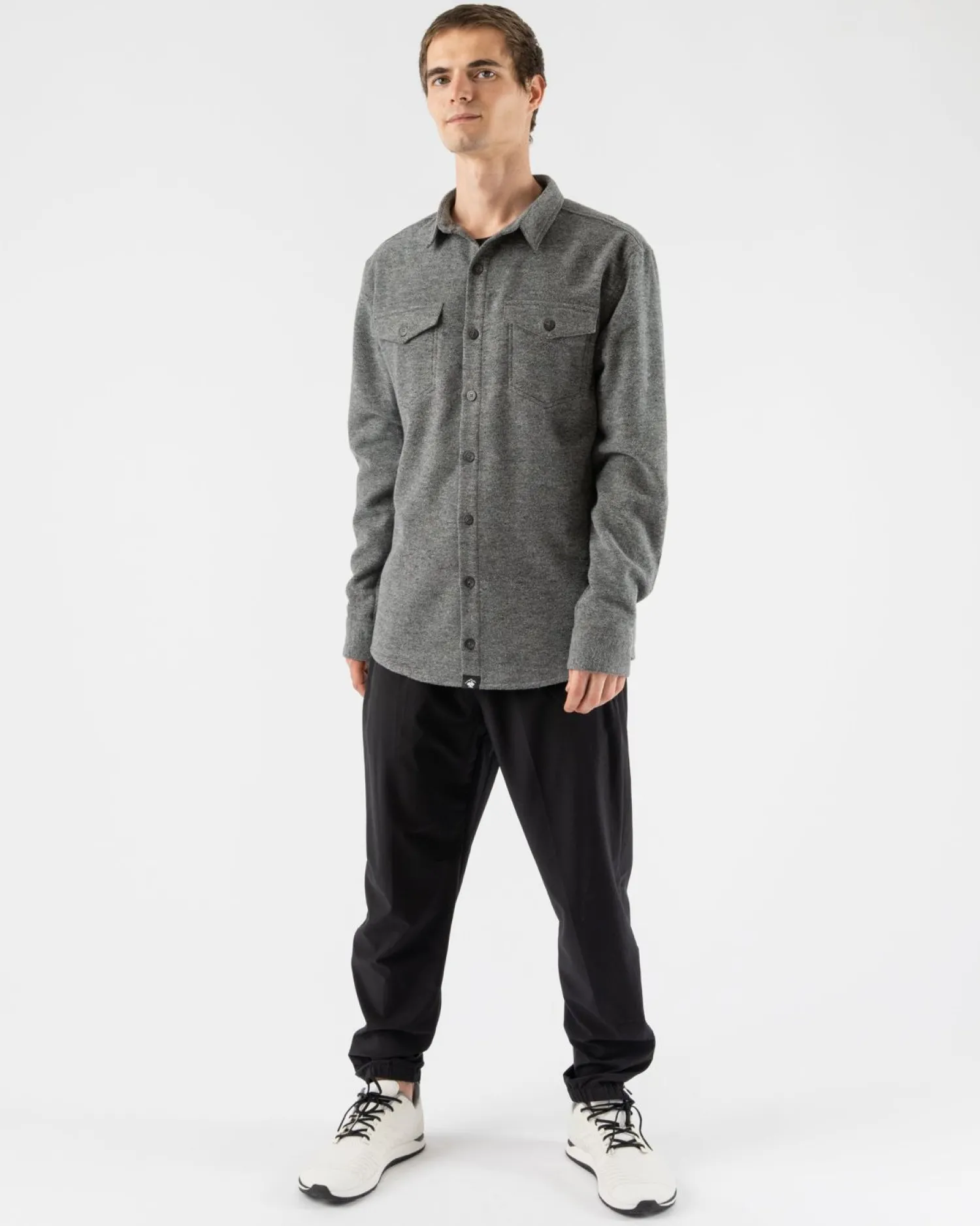 rabbit Long Sleeves>High Country Ls Wool Charcoal