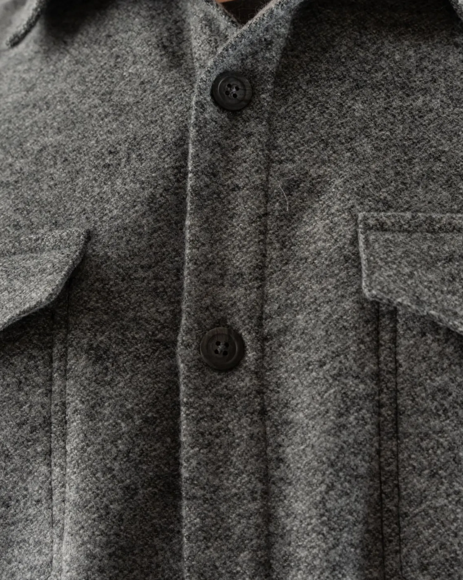 rabbit Long Sleeves>High Country Ls Wool Charcoal