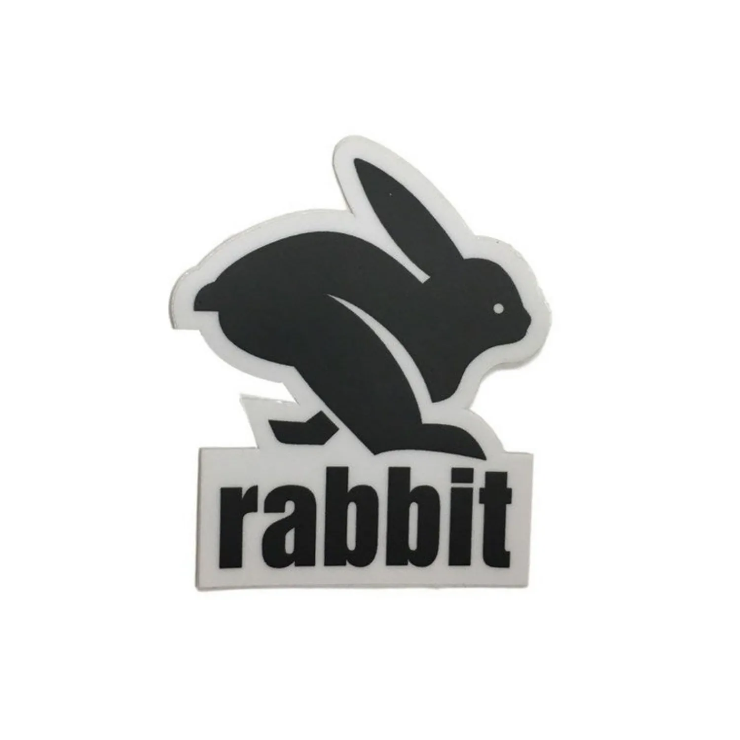 rabbit Goodies> Logo Sticker - Black