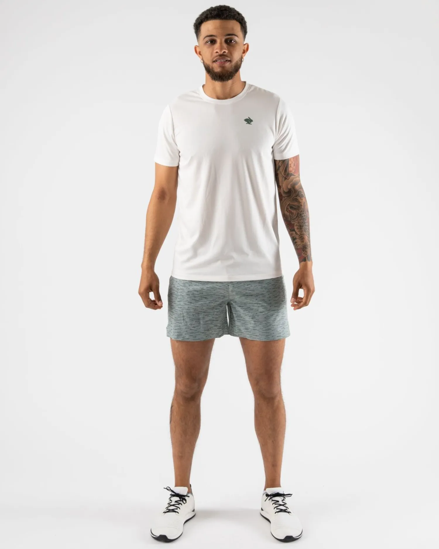 rabbit Short Sleeves>Run Day Tee Sugar Swizzle Solid1