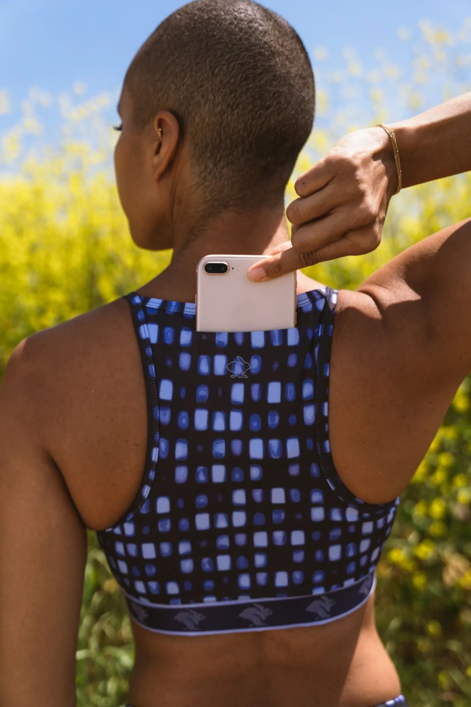 rabbit Sports Bras>Strappy Pocket Bra