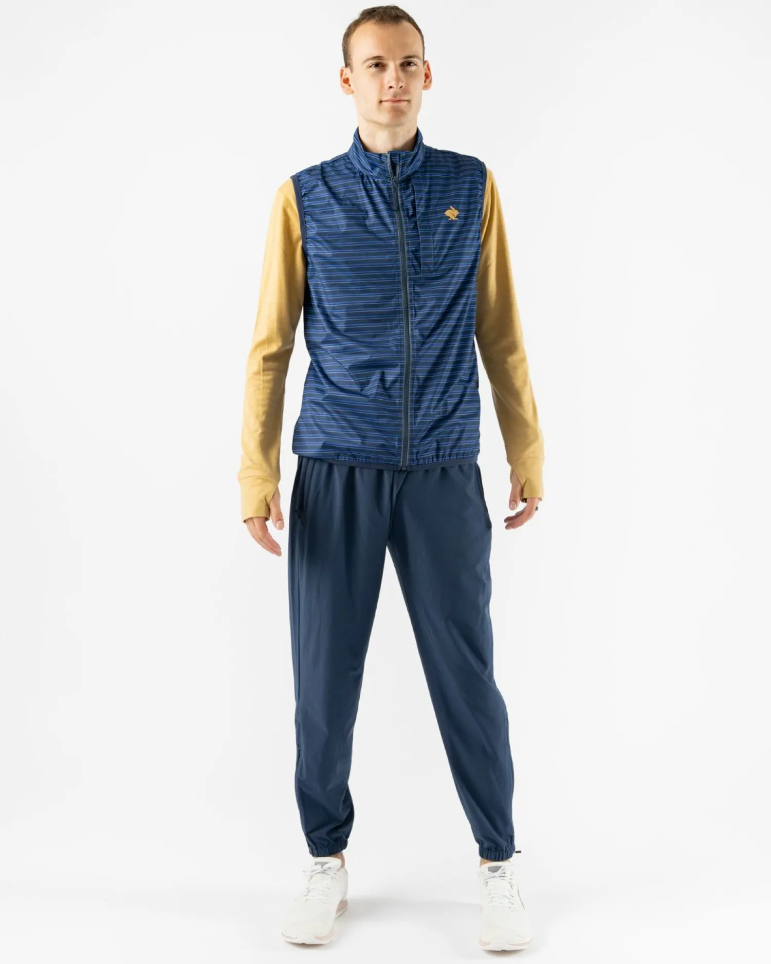 rabbit Sweatshirts & Jackets>Swish Vest 2.0 Dress Blues Stripe