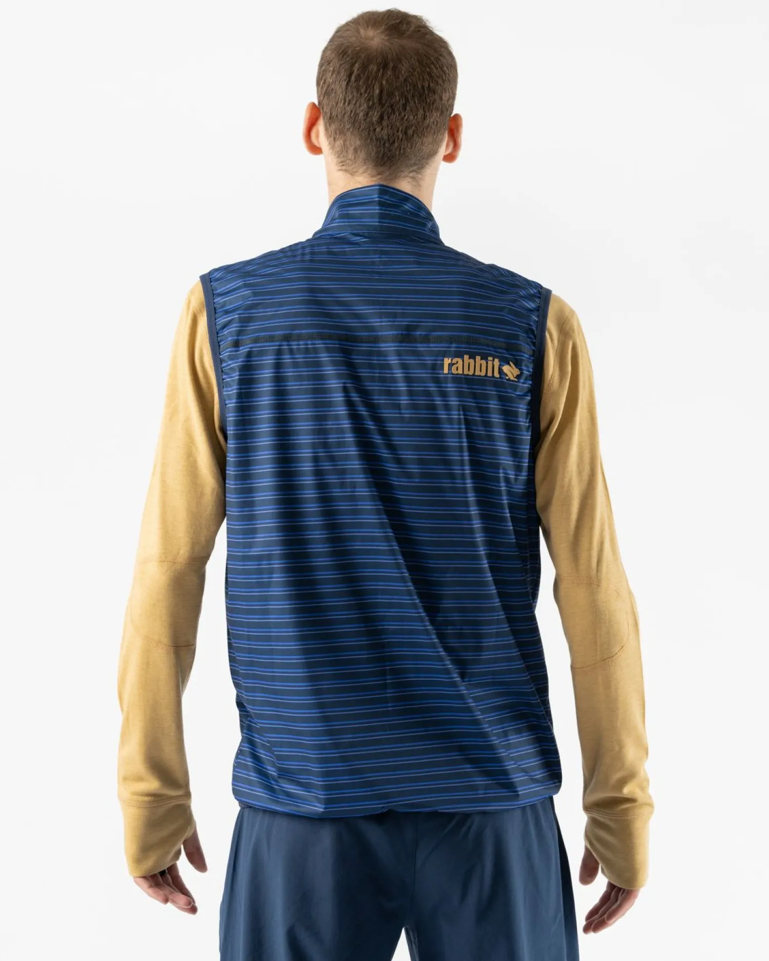 rabbit Sweatshirts & Jackets>Swish Vest 2.0 Dress Blues Stripe