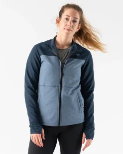 rabbit Sweatshirts & Jackets>Zip N' Zoom Jacket 2.0 Dress Blues Heather